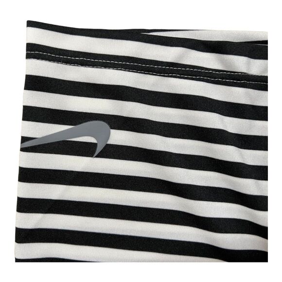 Nike Black and White Striped Polo Shirt - Picture 8 of 8